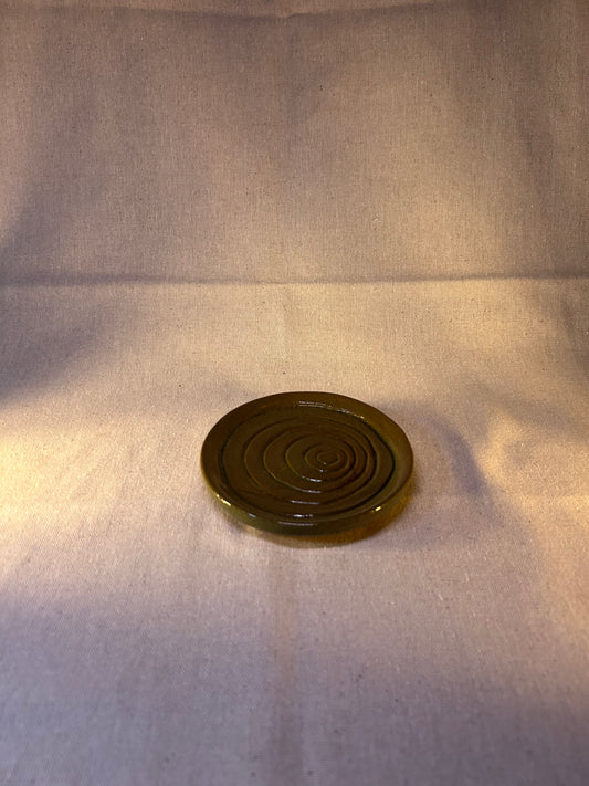 Yeşil Yörünge Bardak Altlığı / Dekor