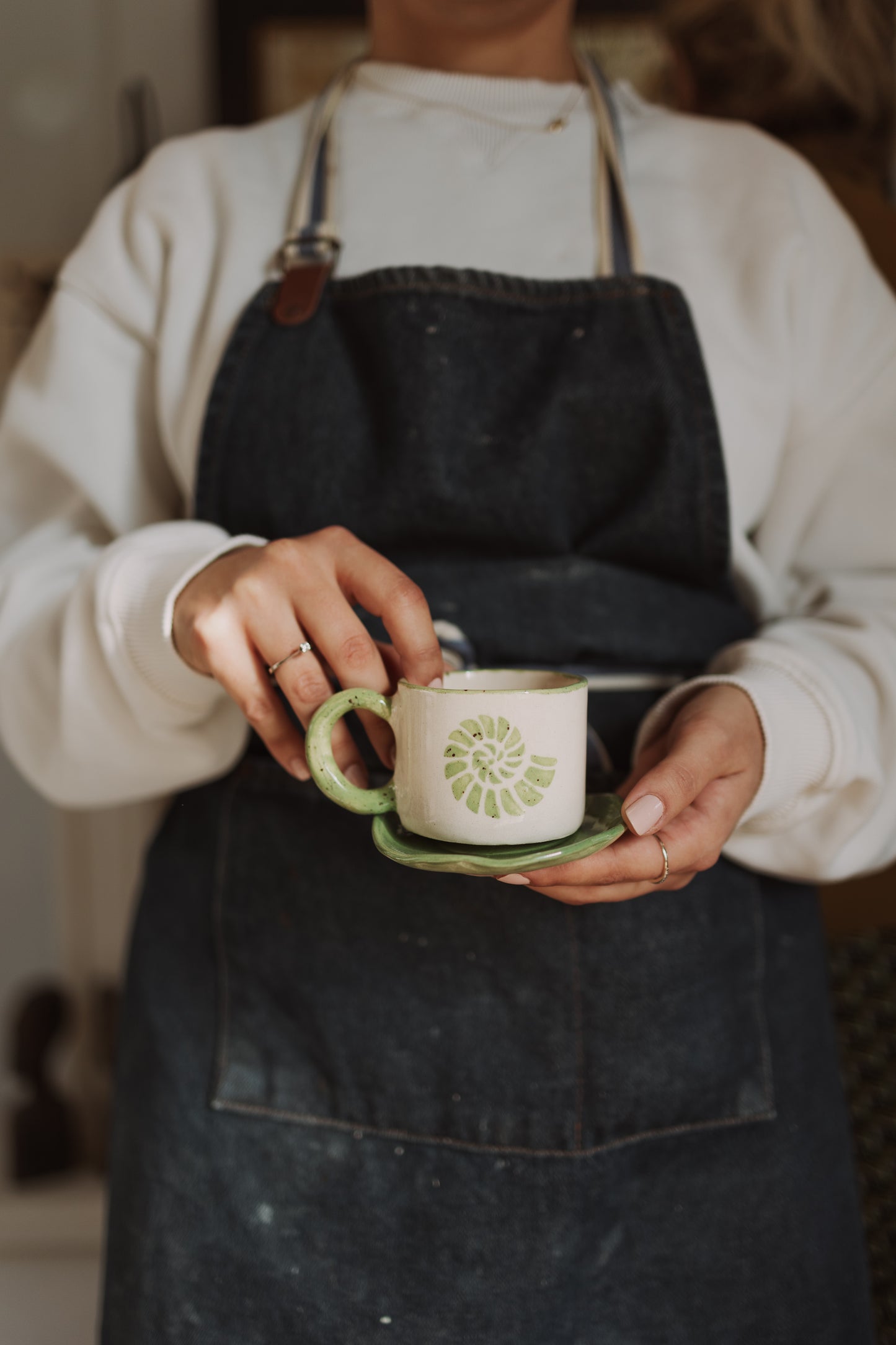 Yeşil Deniz Kulağı Kupa