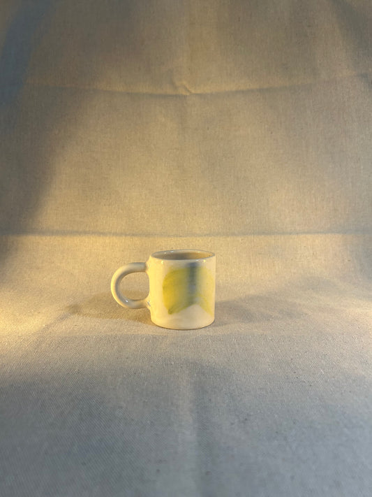 Sarı Fırça Darbesi Küçük Fincan