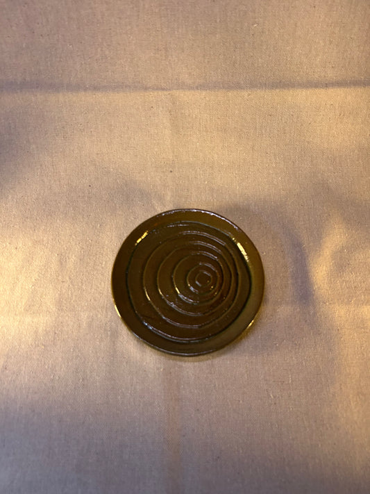 Yeşil Yörünge Bardak Altlığı / Dekor