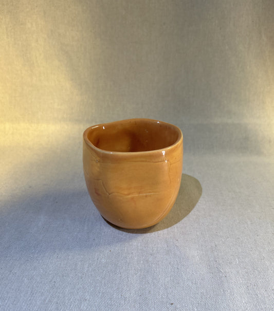 Açık Turuncu Gamzeli Kupa