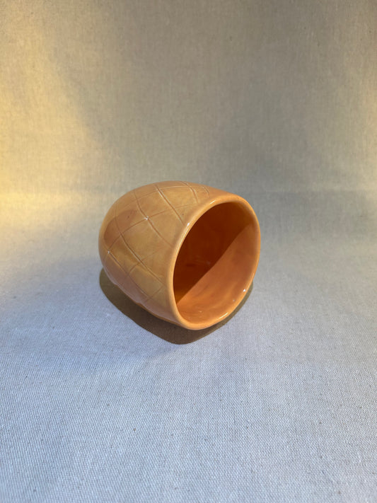 Açık Turuncu Balık Ağı Bardak