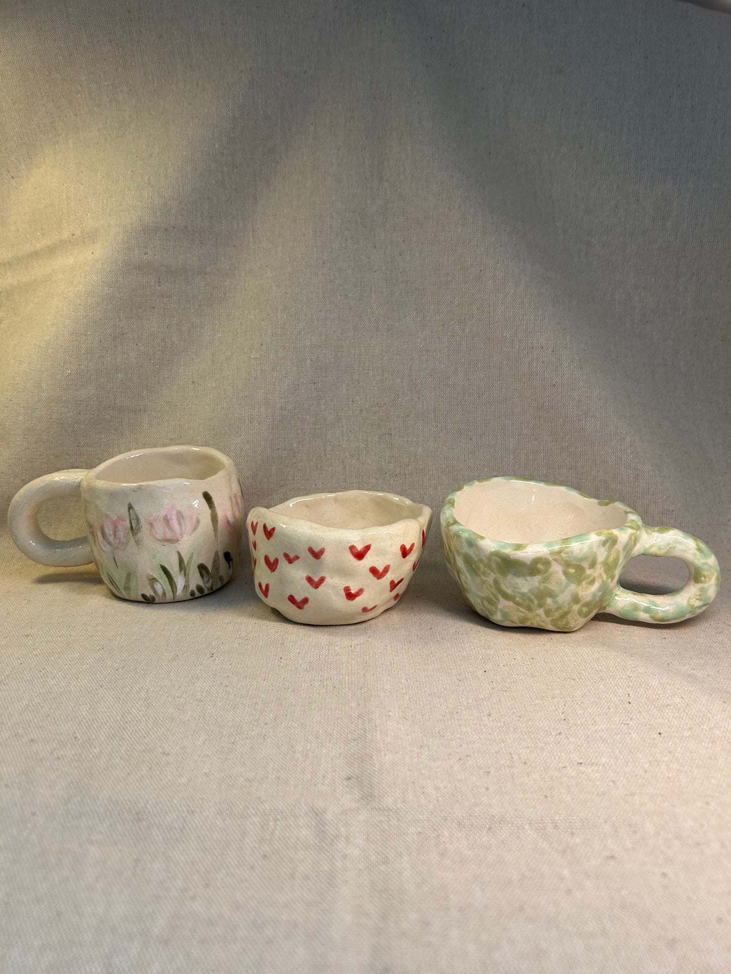 Neşeli Fincanlar 3'lü Kupa Seti