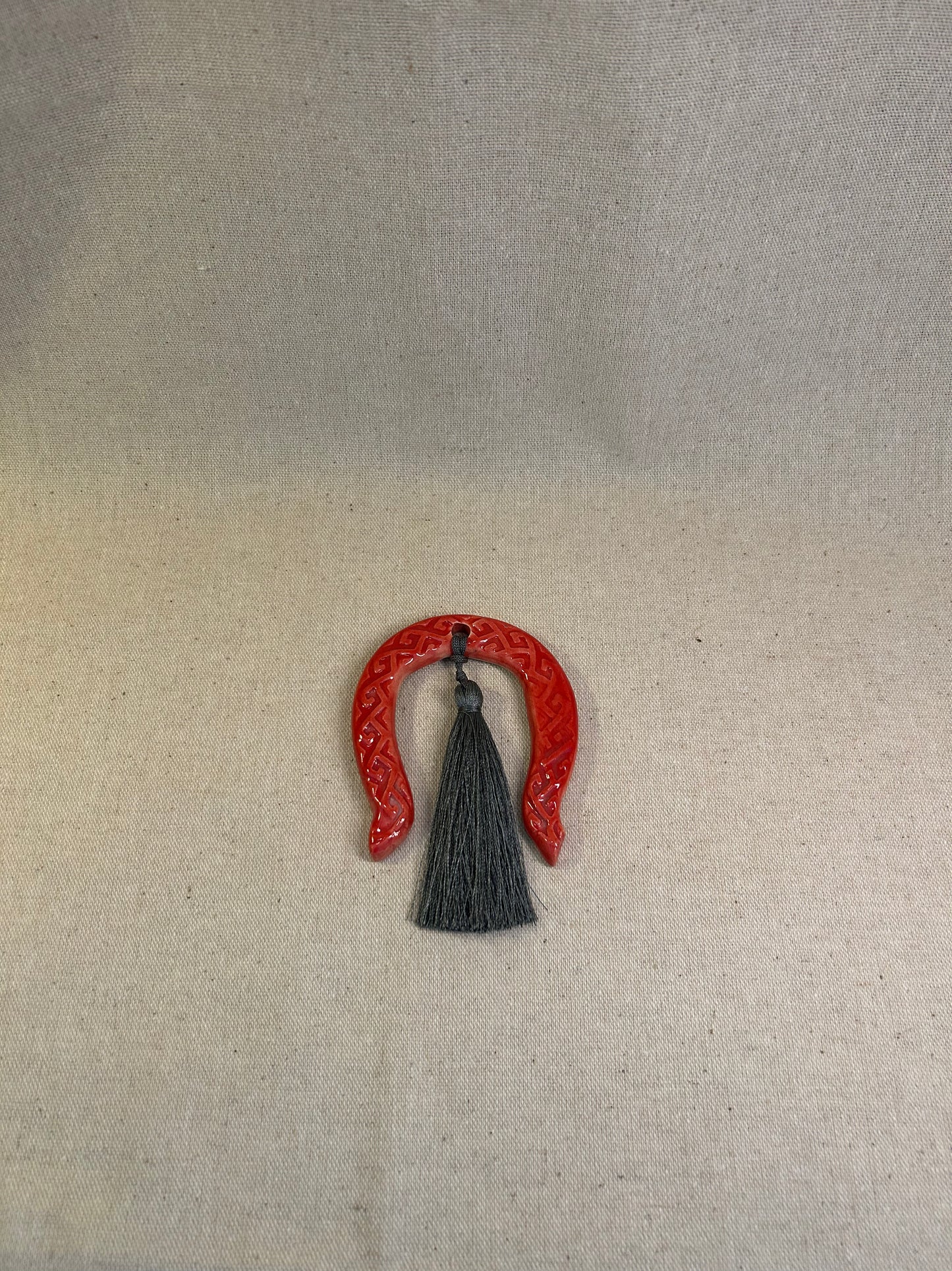 Kırmızı Şans Tılsımı - At Nalı