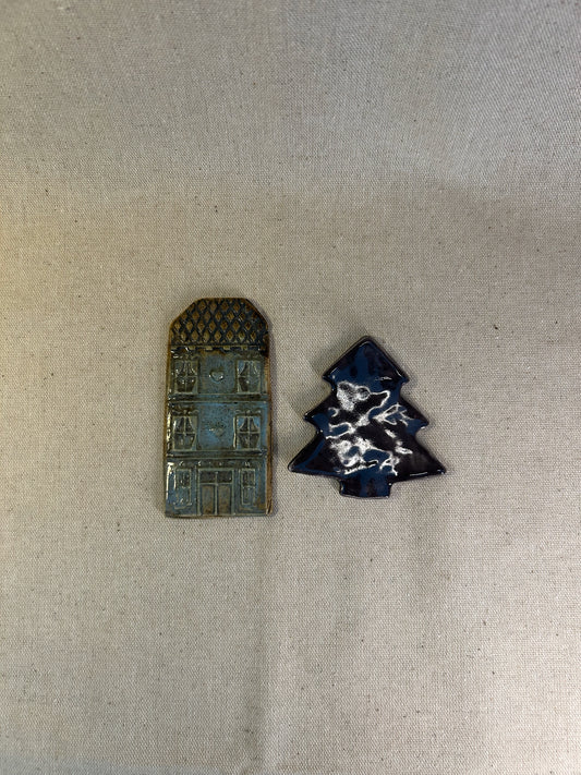 Ev & Çam Ağacı Magnet Seti