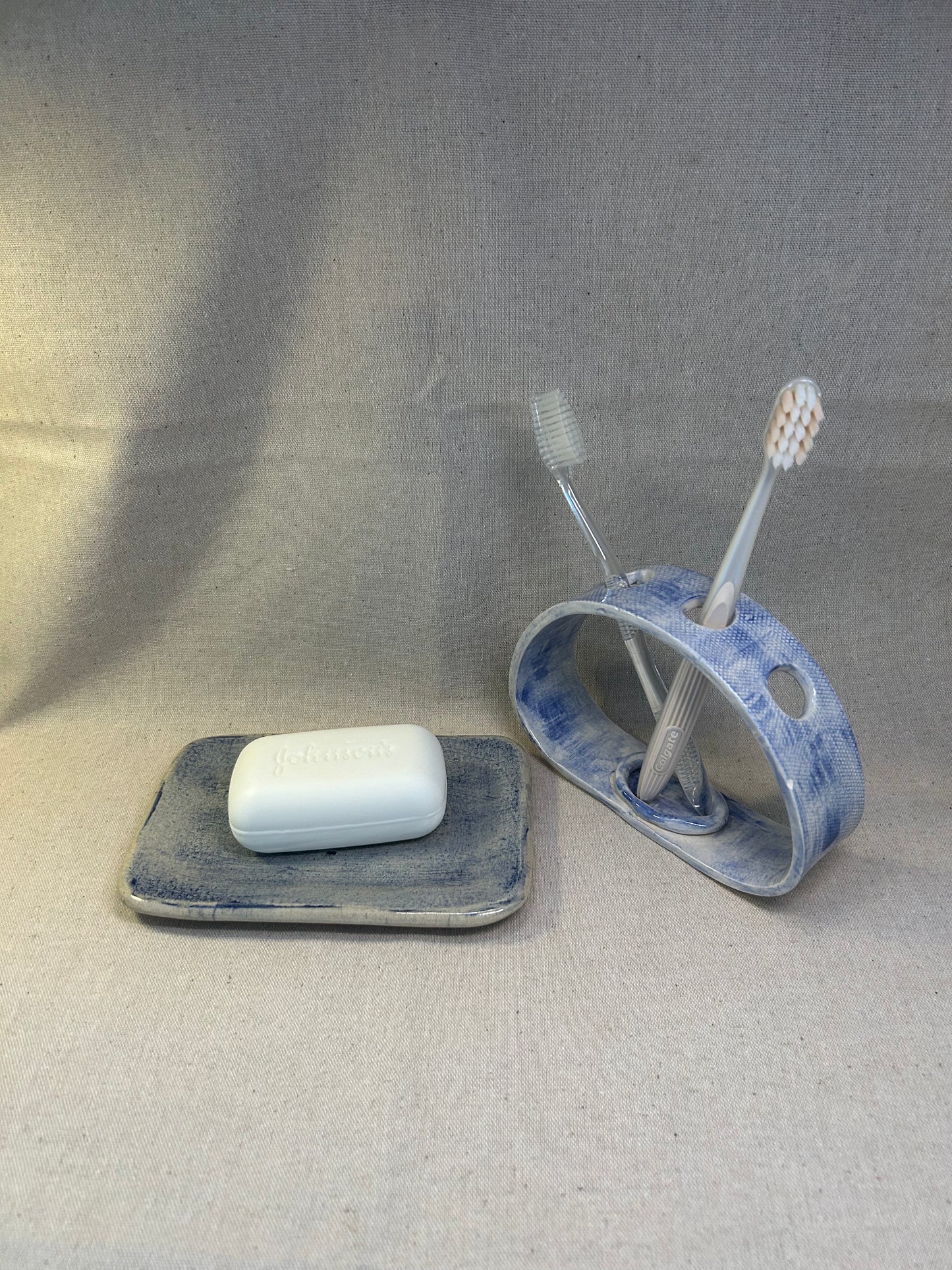 Bebek Mavisi Banyo Seti