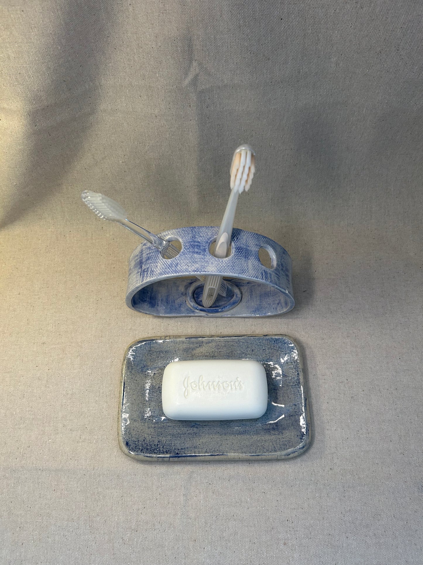 Bebek Mavisi Banyo Seti