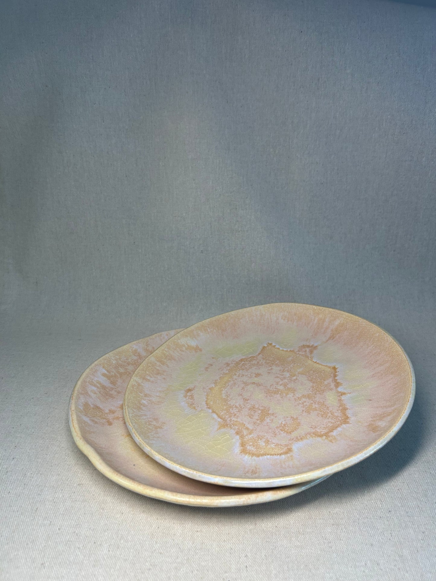 Pembe İnci Tabak 2'li Set