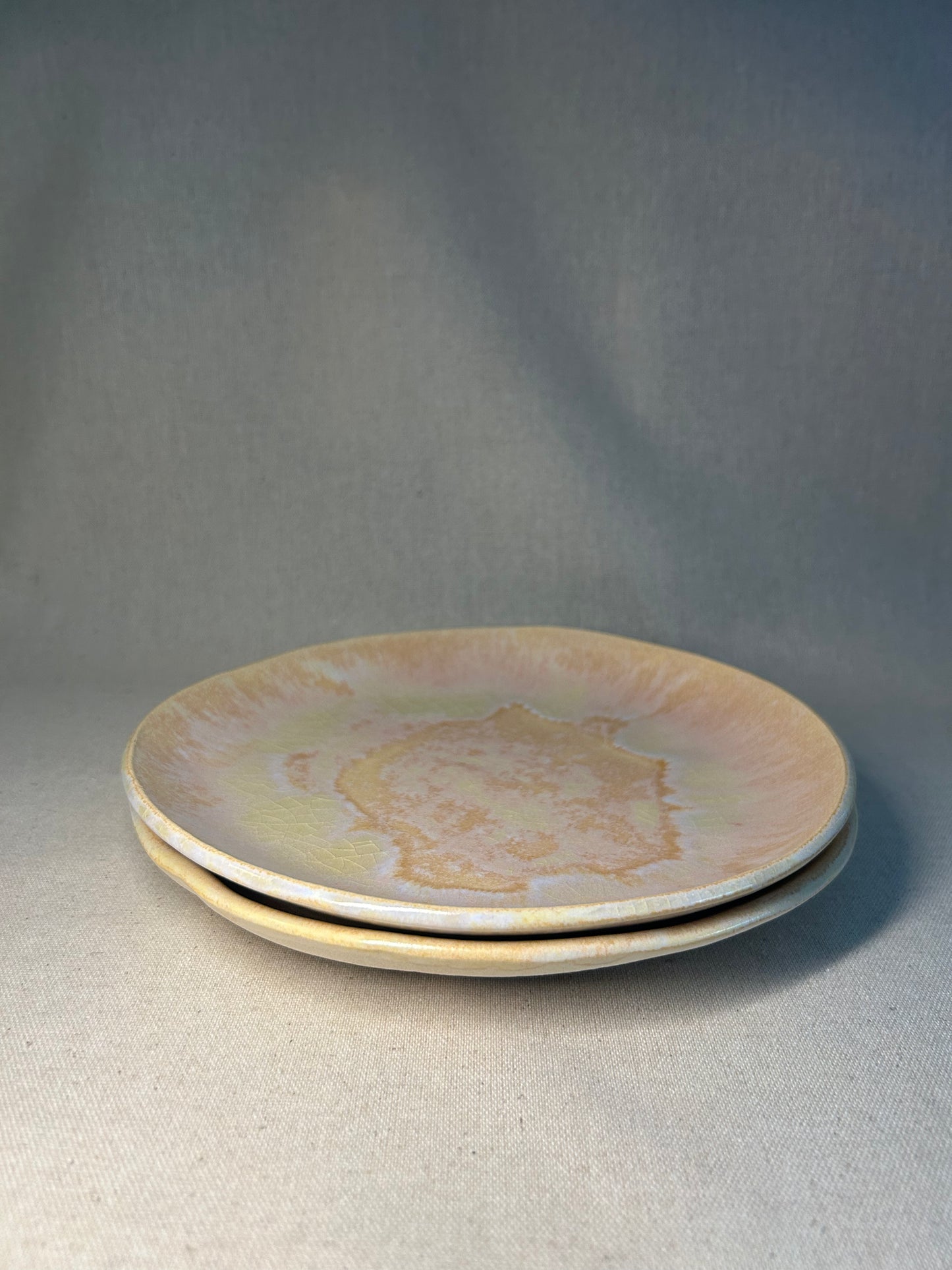 Pembe İnci Tabak 2'li Set