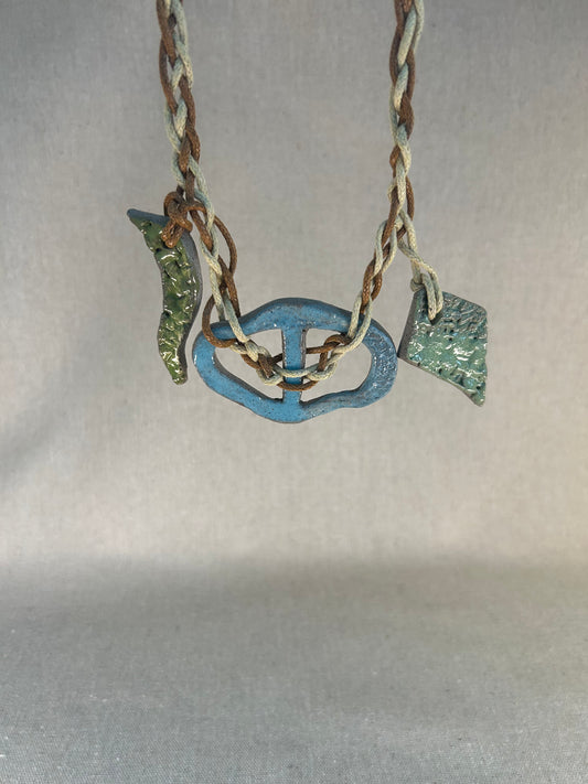 Seramik Figürlü Kolyeler