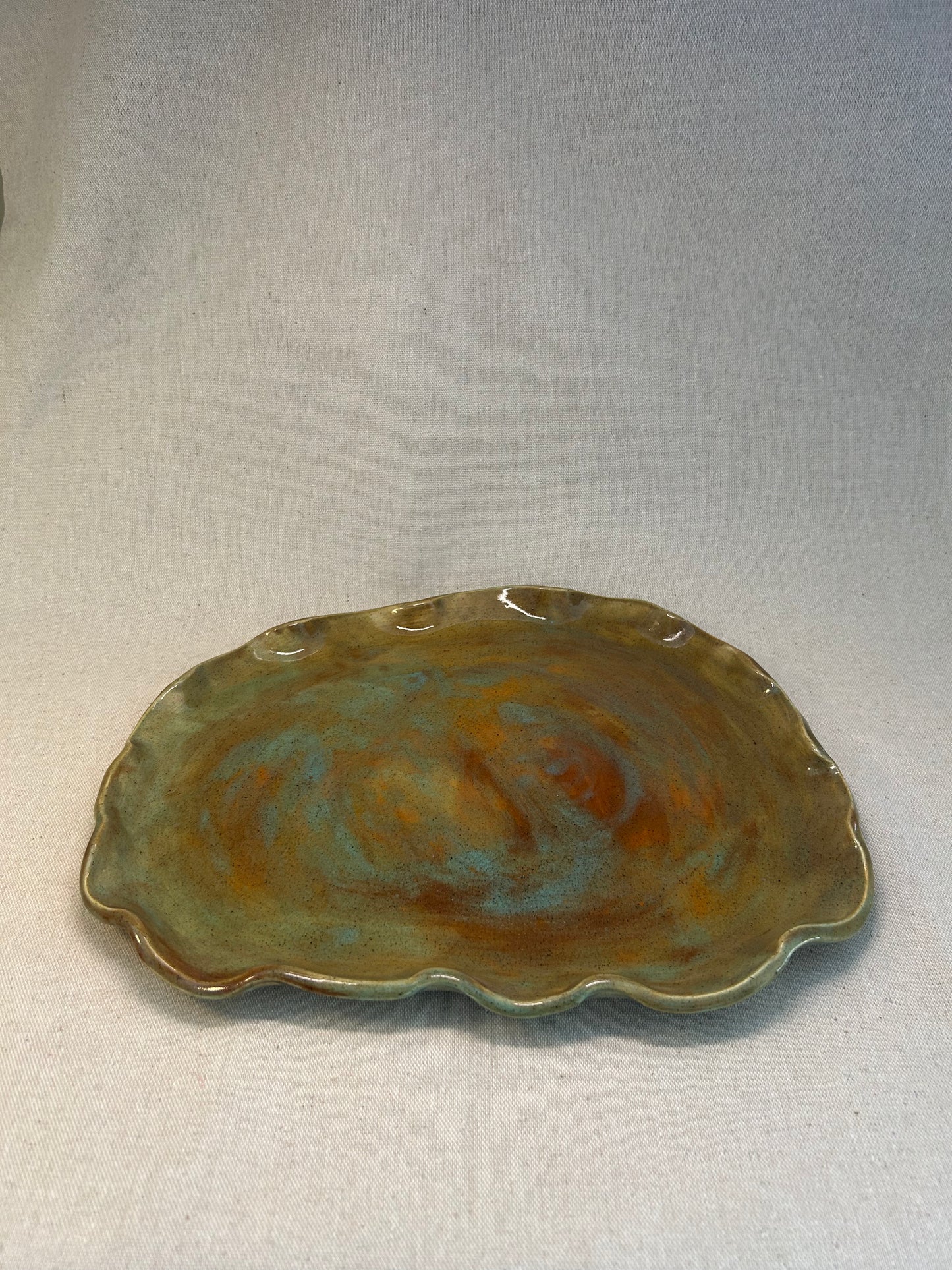 Marullu Cevher Servis Tabağı