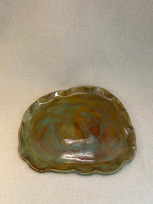 Marullu Cevher Servis Tabağı